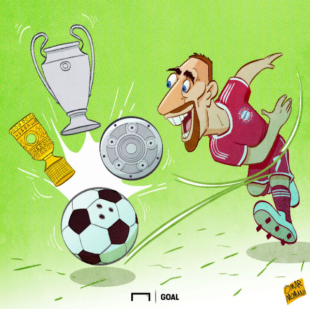 Franck Ribery cartoon