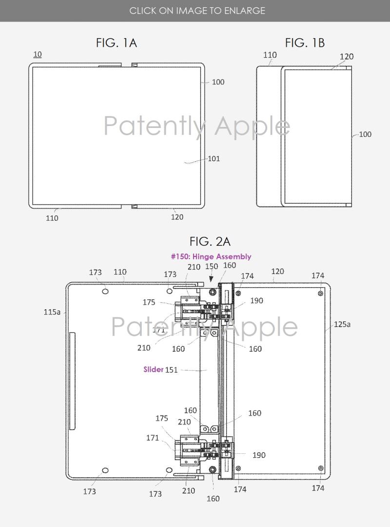patente de Google propio teléfono inteligente plegable