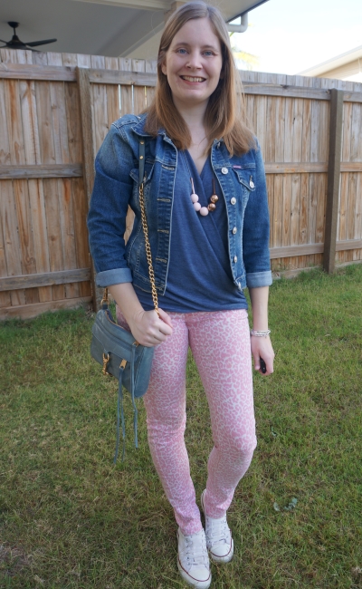 Away From Blue | Aussie Mum Style, Away From The Blue Jeans Rut: Spring Outfits: Skinny Jeans, Converse 3/4 Sleeve tops