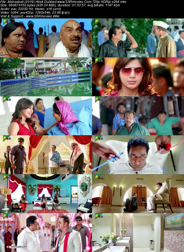 Mahaabali (2019) Hindi Dubbed 480p HDRip x264 350MB Movie Download