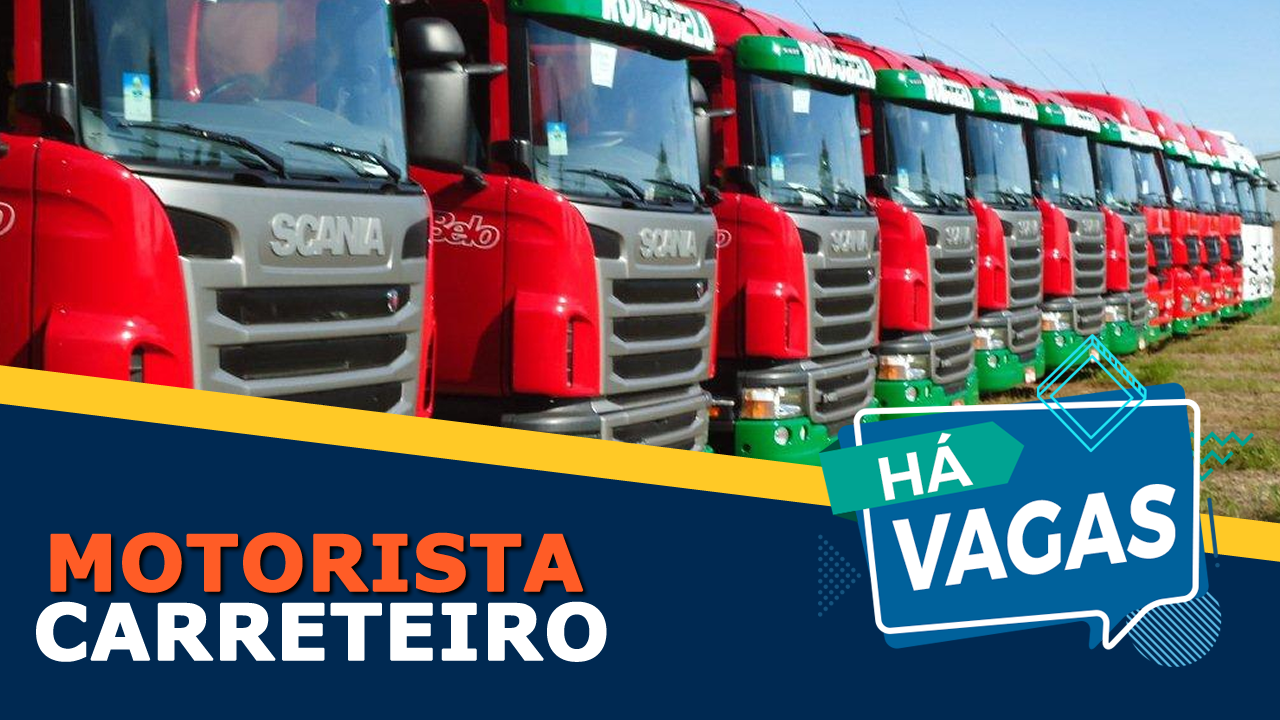 Vaga para motorista carreteiro e tanque