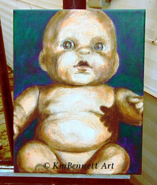 Finished Painting: Baby Doll