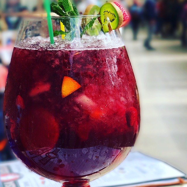 Glass of Red sangria | The Busy Abuelita