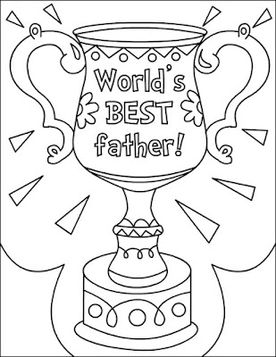 Happy Fathers Day Coloring Pages Printable for Grandpa