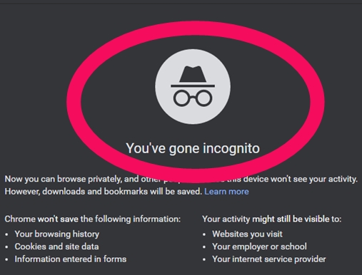 Incognito Mode