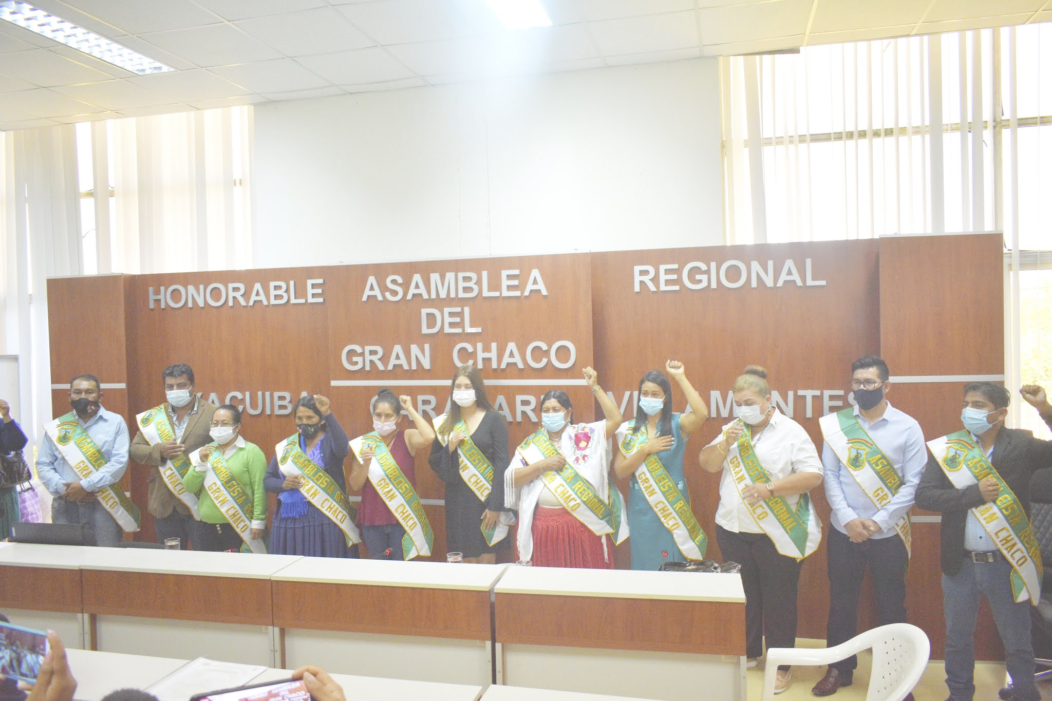 Posesión de la Asamblea Regional del Gran Chaco para el periodo