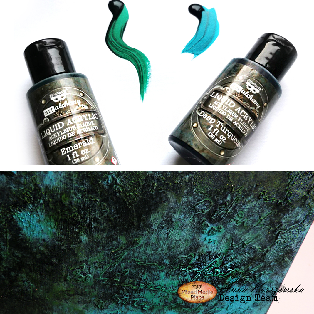 Prima Finnabair Art Alchemy Emerald Liquid Acrylic Paint