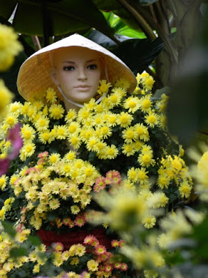 Allan Gardens Conservatory 2015 Chrysanthemum Show mannequin by garden muses-not another Toronto gardening blog