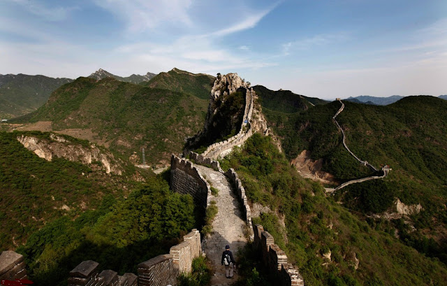 «Туристическая» часть Великой китайской стены в 80 км от центра Пекина, 7 мая 2011 года.