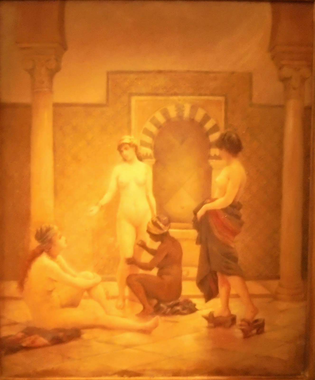 το έργο Ανατολίτικο Λουτρό του Ράλλη Θεόδωρου  στην Πινακοθήκη Ευάγγελος Αβέρωφ του Μετσόβου