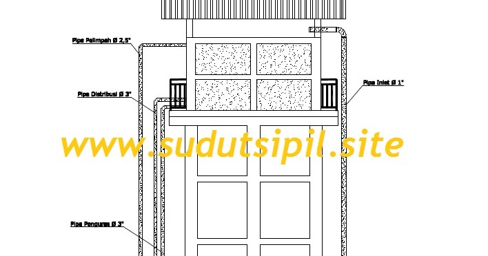 Data Konstruksi Pembangunan Tower Bak Penampungan Air