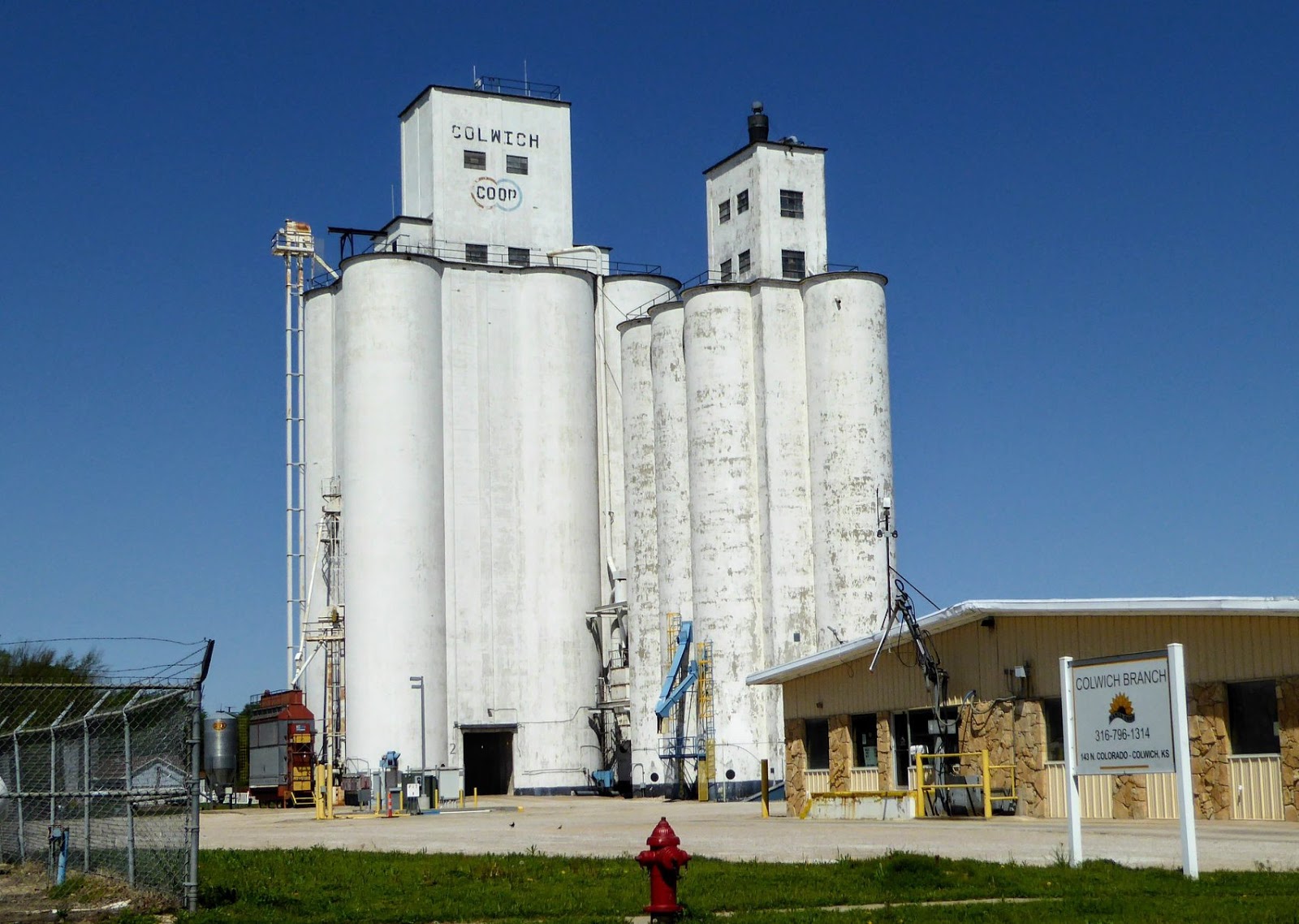 Towns and Nature Colwich, KS Andale Farmers Coop Grain Elevator
