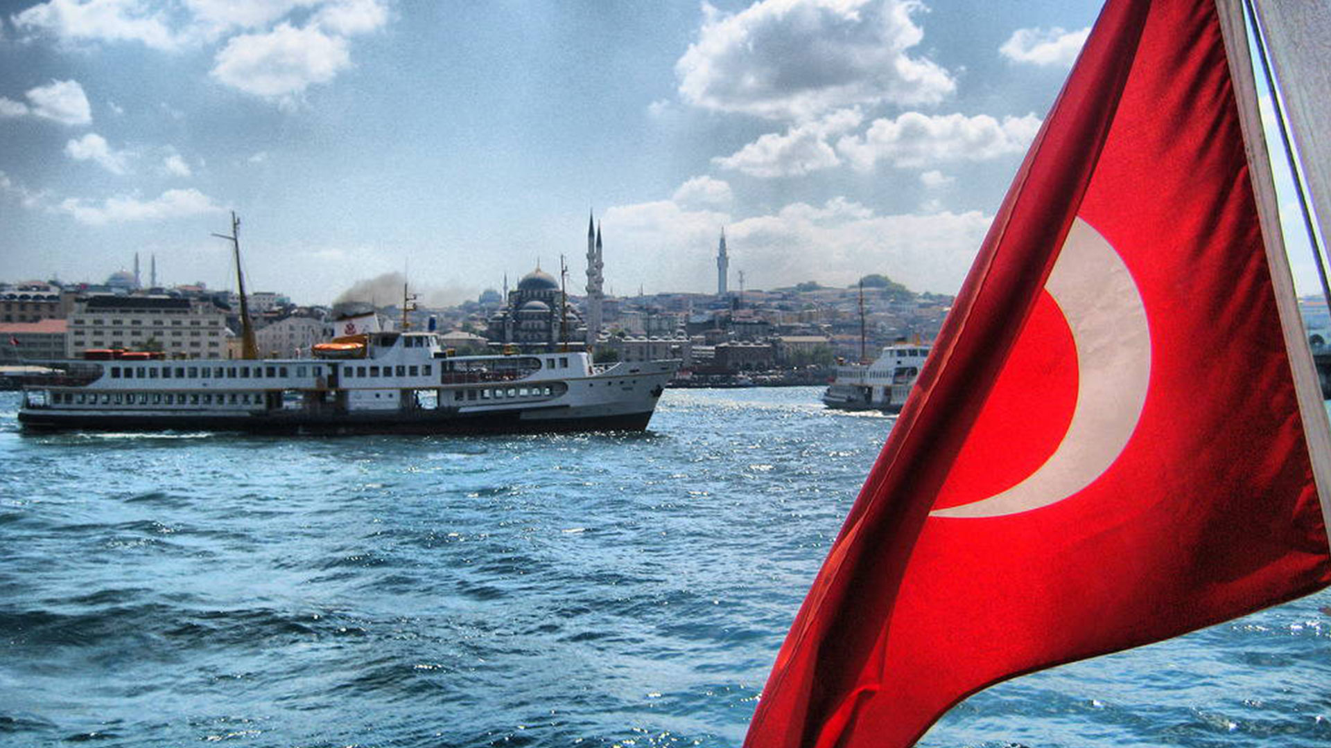 istanbul manzarali turk bayragi resimleri 13