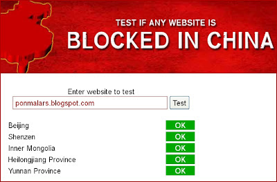 Check Your Site Blocked in China or Not