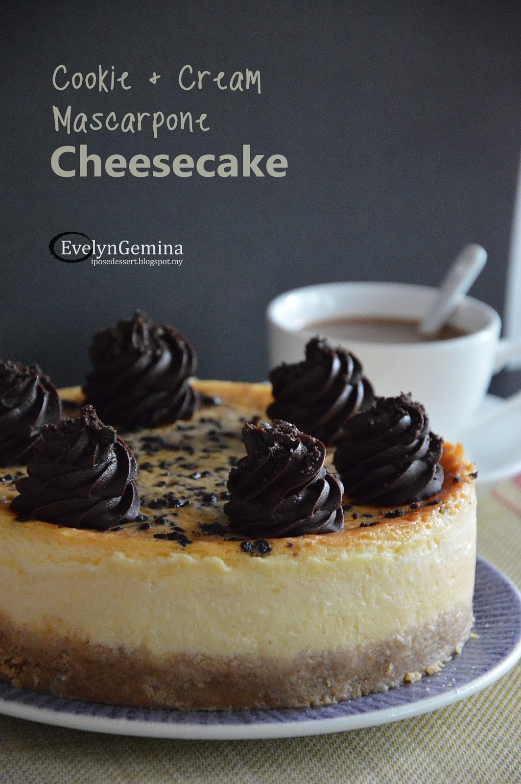 COOKIE & CREAM MASCARPONE CHEESECAKE