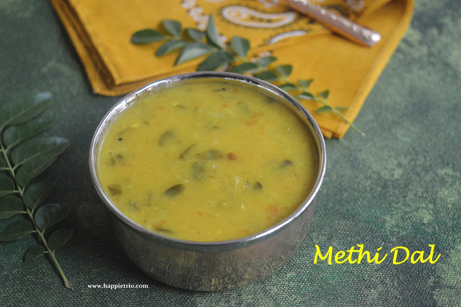Methi Dal Dal with Fenugreek Leaves Cook with Sharmila