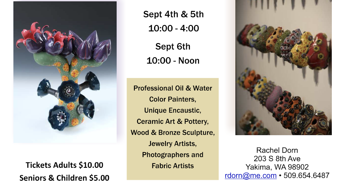 Yakima Artists' Studio Tour on Labor Day Weekend Top Organic Gardening