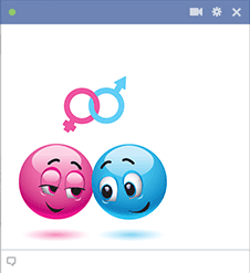 Boy and Girl Emoticons for Facebook