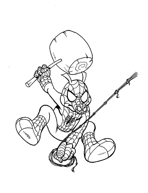 EL DIBUJANTE SIN PODERES. THE ARTIST WITHOUT POWERS