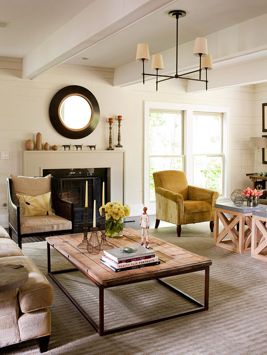 New Home Interior Design: Fireplace Styles and Design Ideas - Masonry Fireplace Interior Design Styles