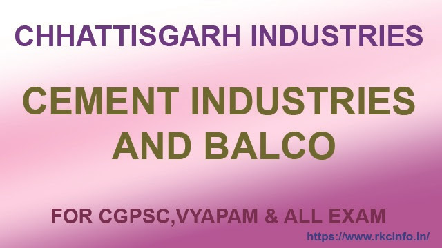 BALCO and Cement Udhyog in Chhattisgarh