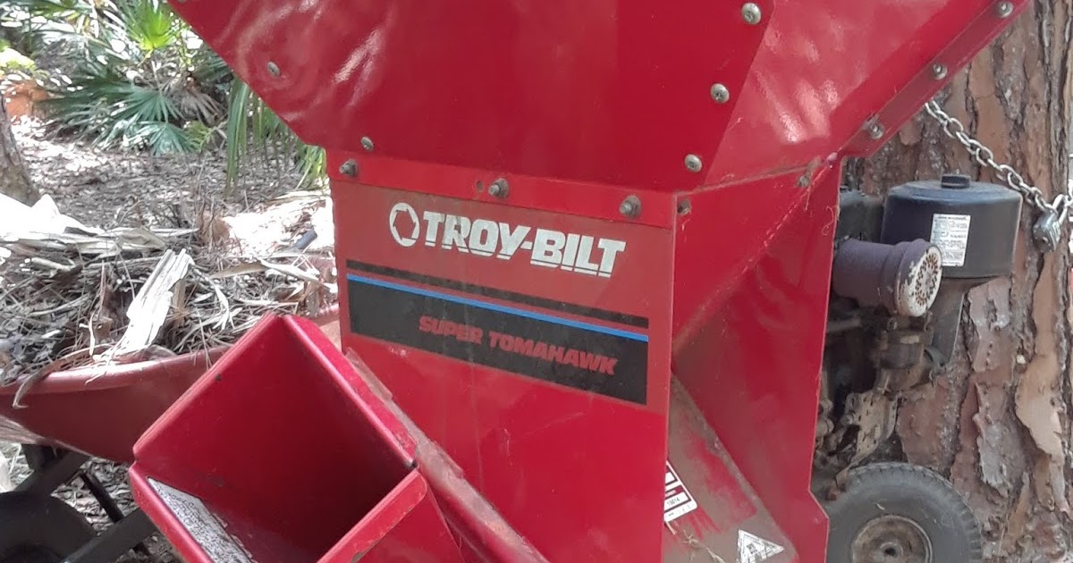 TroyBilt Wood Chipper Super Tomahawk = Our No. 1 Tool For Better