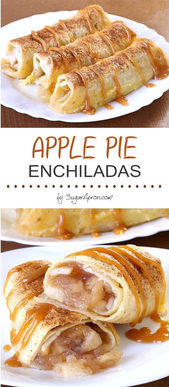 Apple Pie Enchiladas Easy Food Delicious