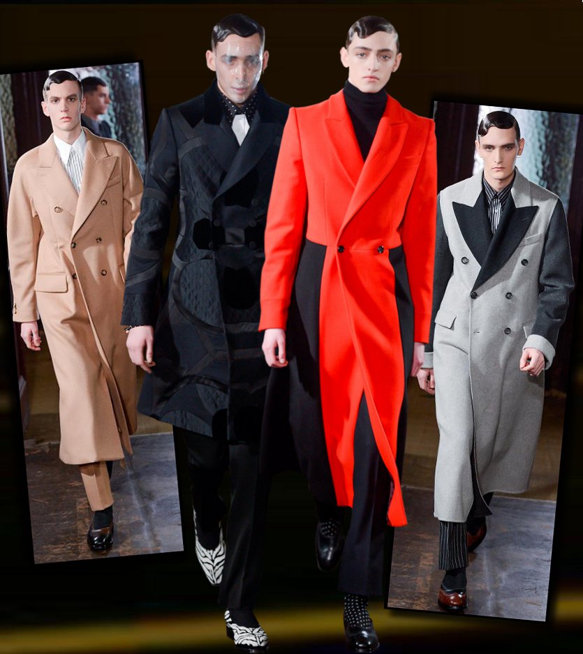 Fashion & Lifestyle: Alexander McQueen Coats... Fall 2013 Menswear