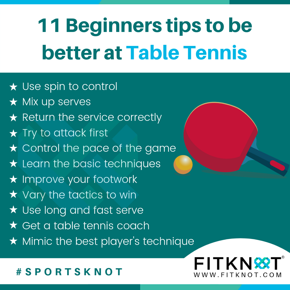 11 Beginners tips to be better at Table Tennis (SK002) ActiveLogica Log