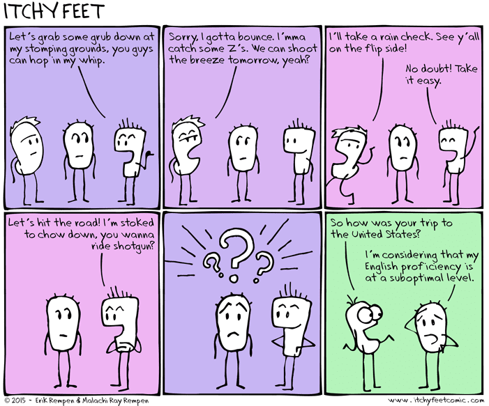 Itchy Feet: Figuratively Speaking