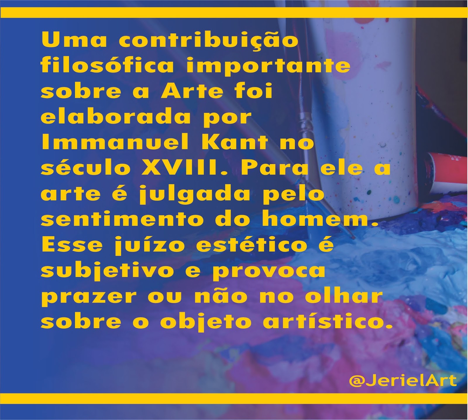 O QUE É ARTE PARA VOCÊ? O QUE É ARTE PARA VOCÊ?