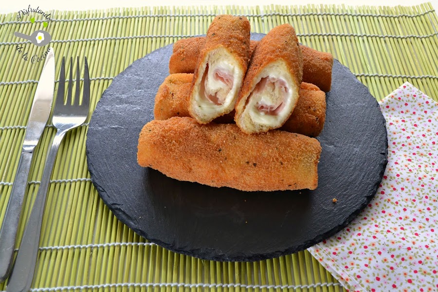 FLAMENQUINES DE PAN DE MOLDE