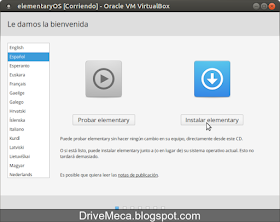 DriveMeca instalando elementary OS Loki paso a paso