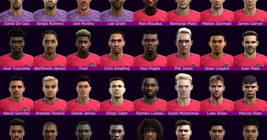 Manchester United Big Facepack 2019 2020 Pes 2013 Pes Belgium Glory