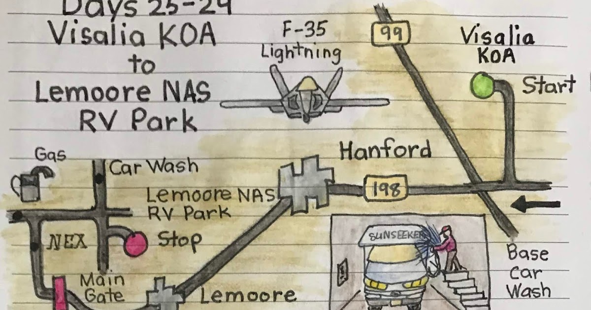 Margy Meanders Snowbird RV Adventure Part 1 Visalia to Lemoore Naval