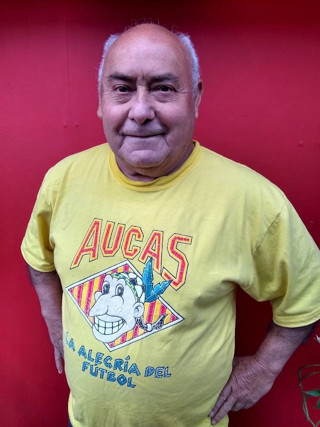 Alfonso Andrade, un chileno que es hincha del Aucas hasta la muerte