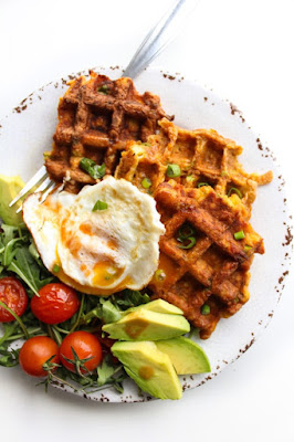 PALEO SWEET POTATO WAFFLES #healthyfood