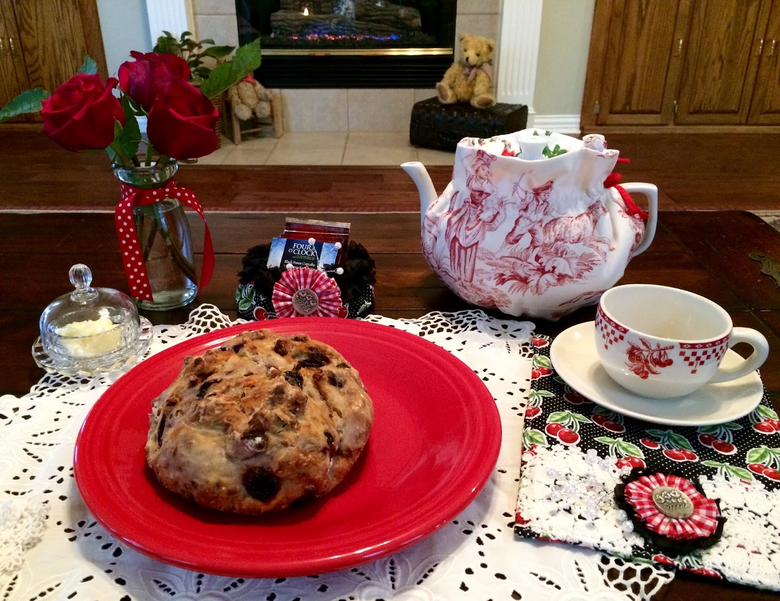 Kitty's Kozy Kitchen NoKnead Crusty Cherry Walnut Bread