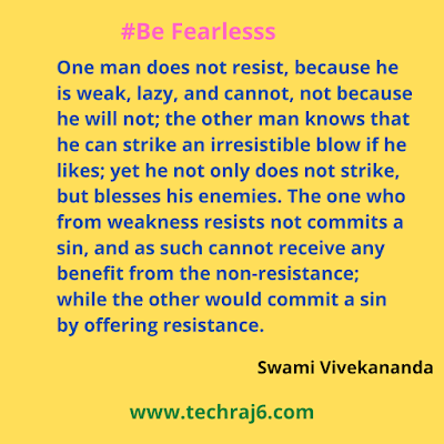 Be Fearless quotes by Swami Vivekananda