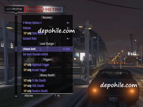 GTA 5 Online 1.52 Syslx 2.4.0 Menu Para Level Hilesi Ekim 2020