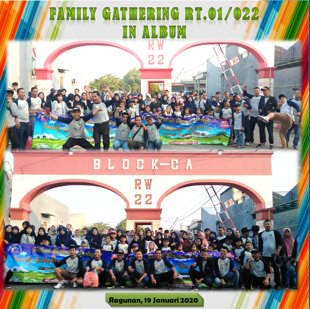 RT 01 / RW 22 PERMATA BLOK CA Family Gathering Warga RT01 RT 01 / RW 22 PERMATA BLOK CA Family Gathering Warga RT01
