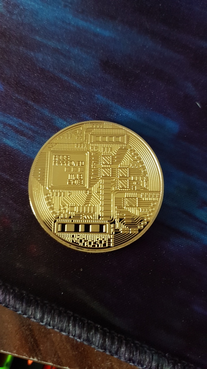 Physische 24 Karat Gold Sammler Krisler Physische 3er Set - 24-Karat Gold  Vergoldet Bitcoin Münzen