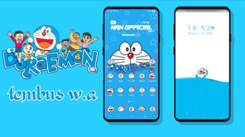Tema Doraemon Tembus Semua Aplikasi Untuk Vivo All Series Terbaru