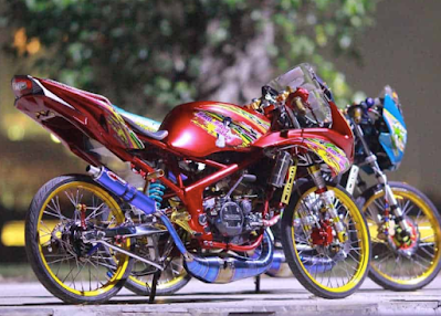 Modifikasi Motor Ninja R AirBrush