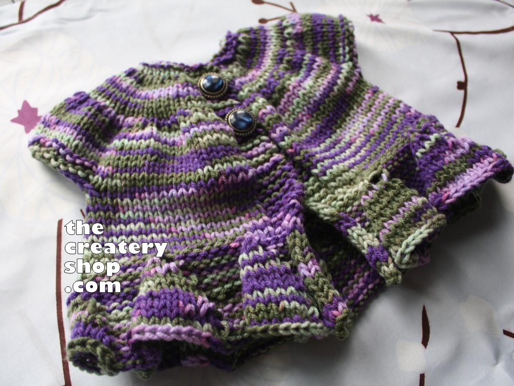The Createry Shop Baby Bolero Sweater Seamless Knit In One