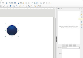 LibreOffice Impress - Animación personalizada de objetos y formas