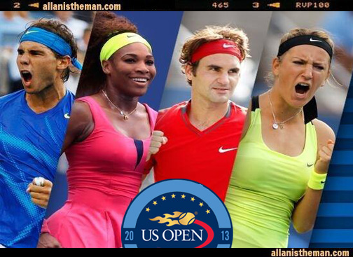 Rafael Nadal, Roger Federer, Victoria Azarenka, Serena Williams 