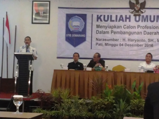 Haryanto Ajak Mahasiswa Pati Jadi Pengusaha