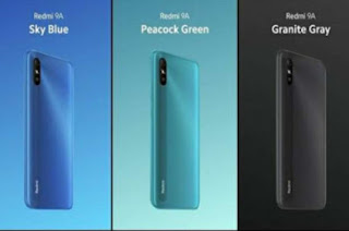 Desain body redmi 9A dan redmi 9C