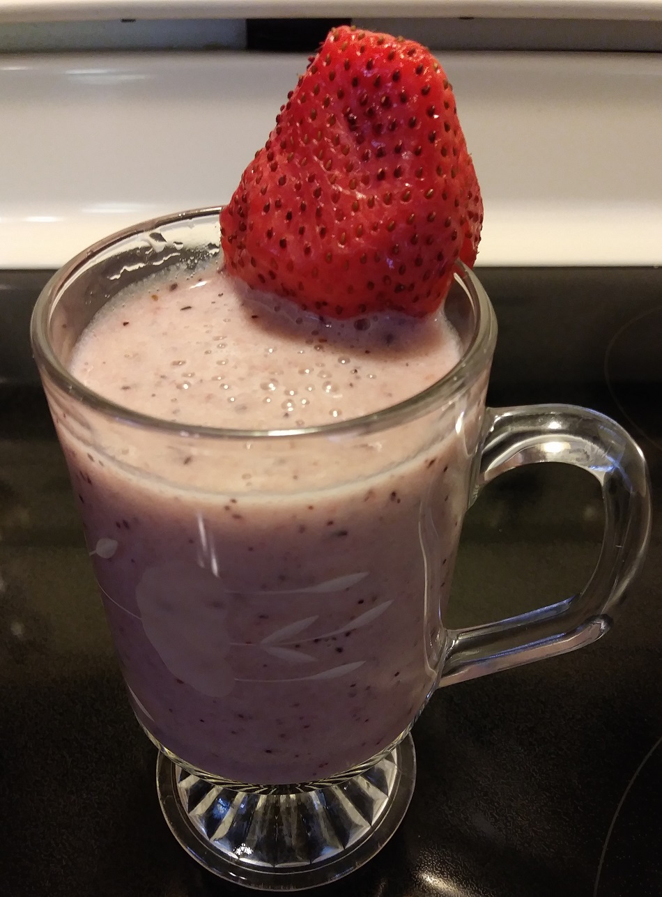 Sam's Place Healthy Banana Strawberry Smoothie